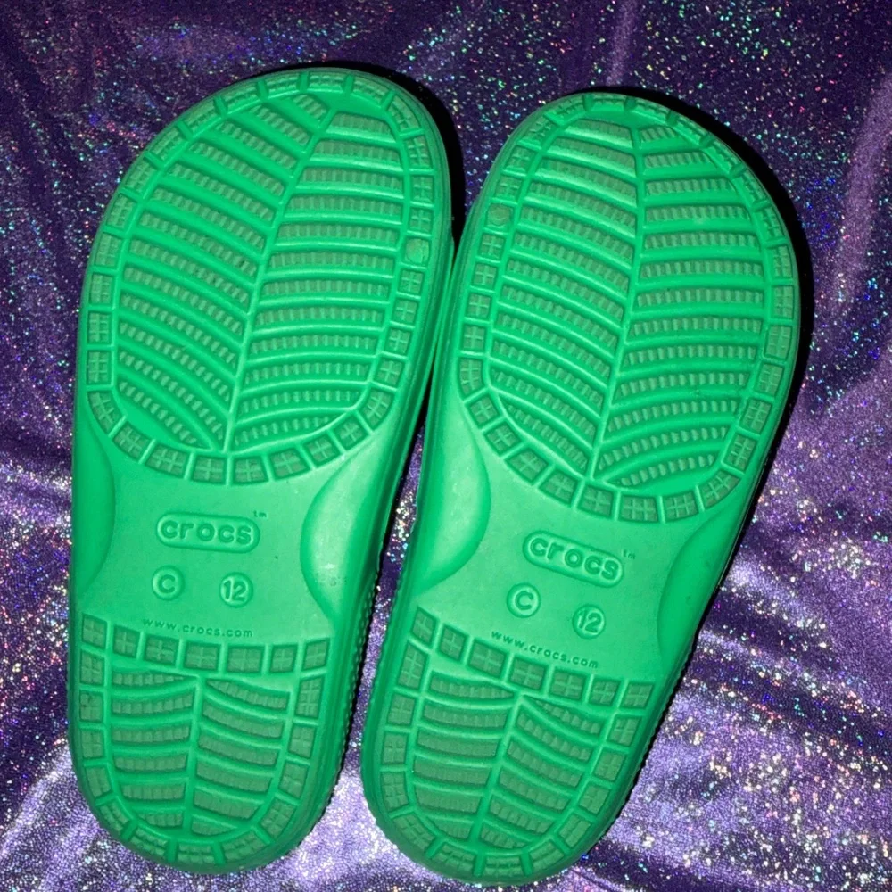 Toddler Zen Garden Terry Cloth Croc Slides